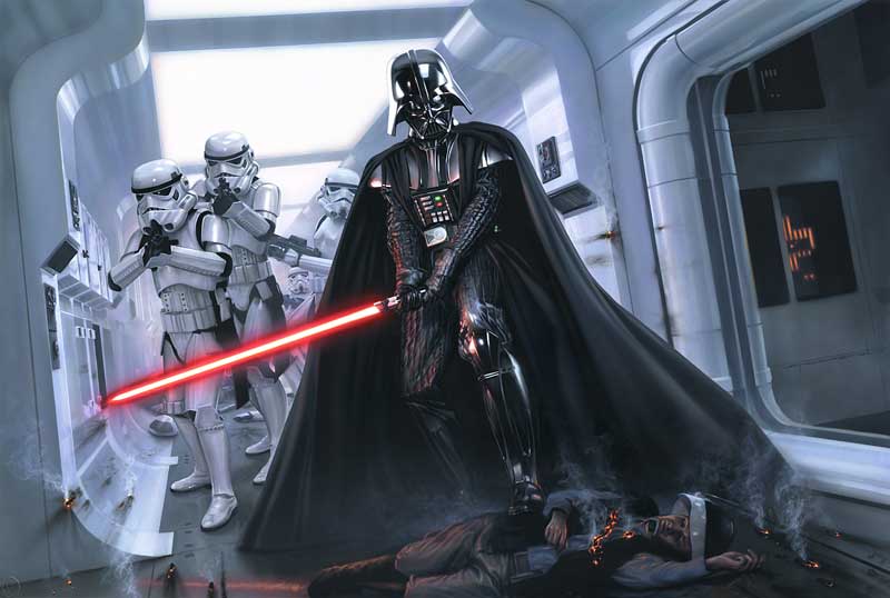 Darth Vader använder kraften