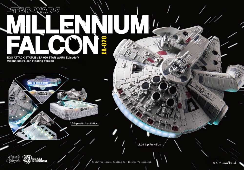 Beast Kingdom Egg Attack Floating Star Wars Millennium Falcon EA-020 Action Figure