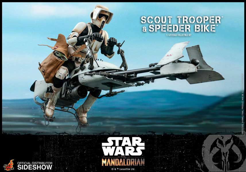 star wars SPEEDER BIKE HOTH BIKER SCOUT TROOPER ACTION FIGURE 3.75/" hasbro 0352