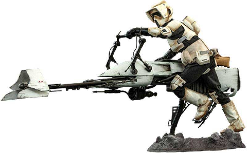 star wars SPEEDER BIKE HOTH BIKER SCOUT TROOPER ACTION FIGURE 3.75/" hasbro 0352